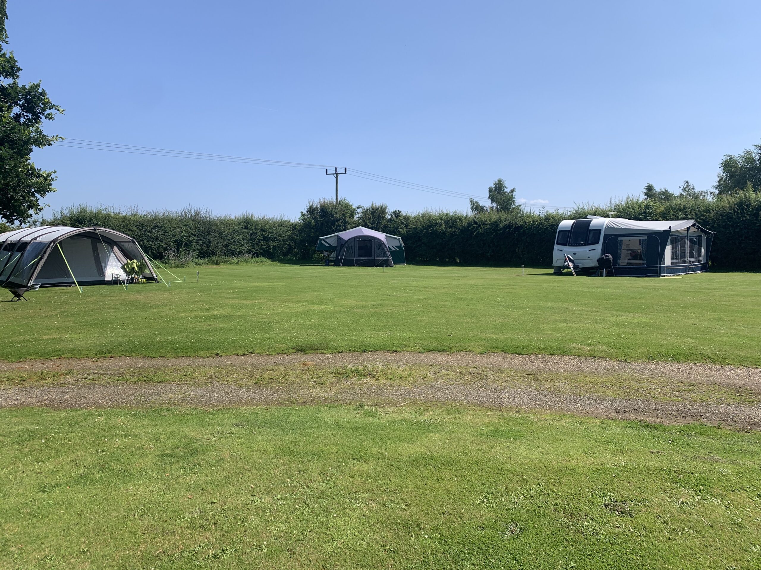 Campsite near Felbrigg Hall